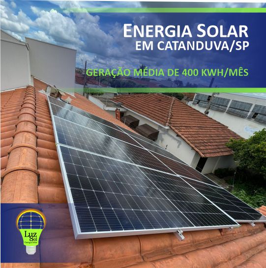 Energia Solar em Catanduva/SP - Luz Sol Energia Solar