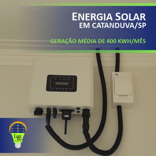 Energia Solar em Catanduva/SP - Luz Sol Energia Solar