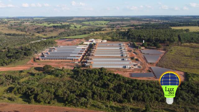 Gerando em torno de 250.000 KWH MENSAIS!